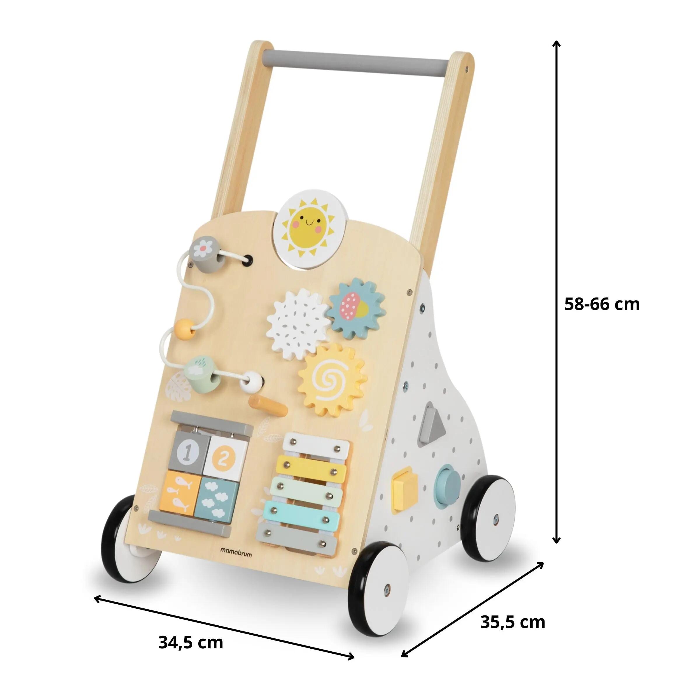Camminatore 8 in 1 - Unisex - Maniglia regolabile 58–66 cm - Legno 6/7