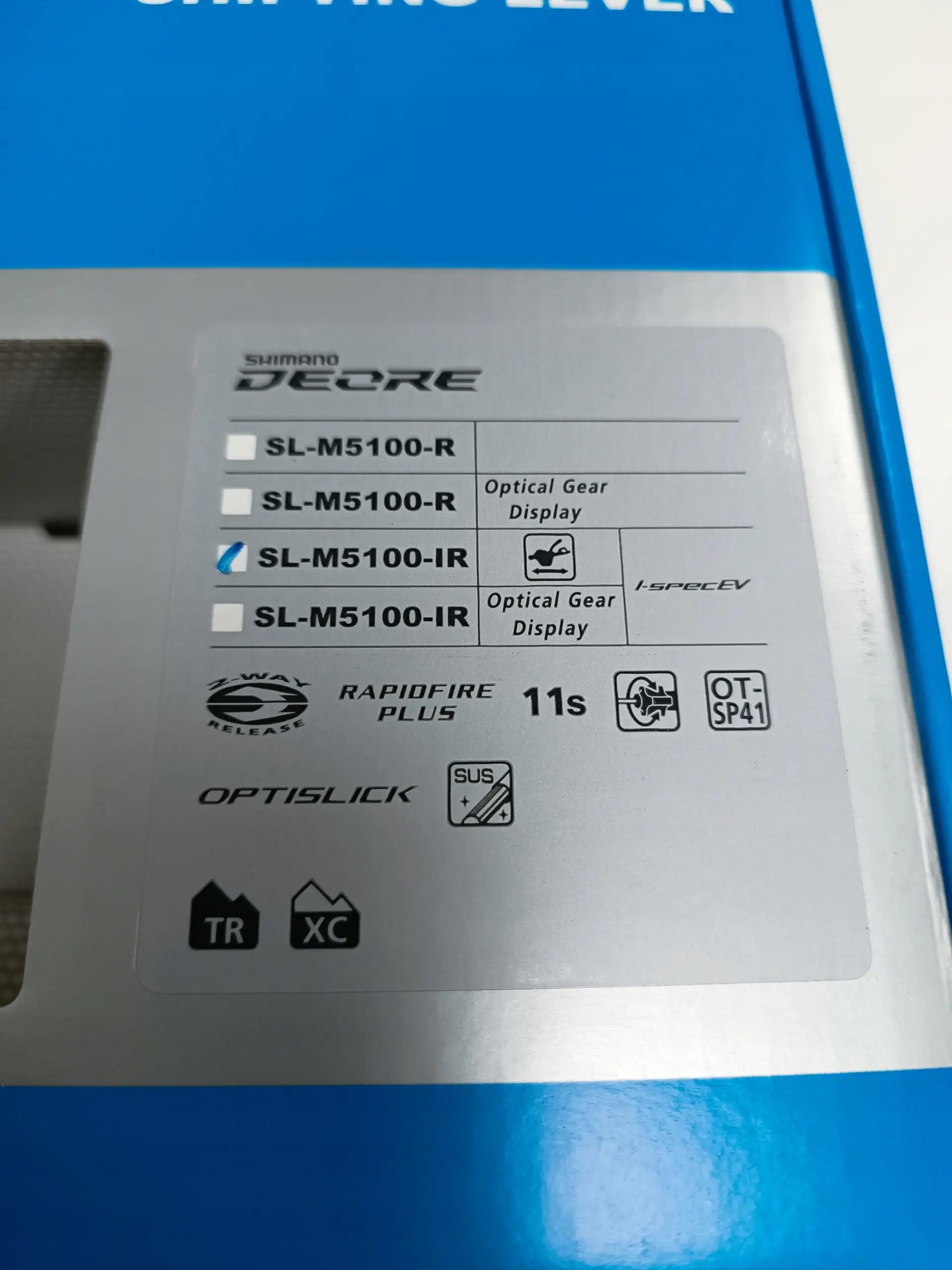 Cambio a destra Shimano Deore M5100 SL-M5100-IR 11V 3/3