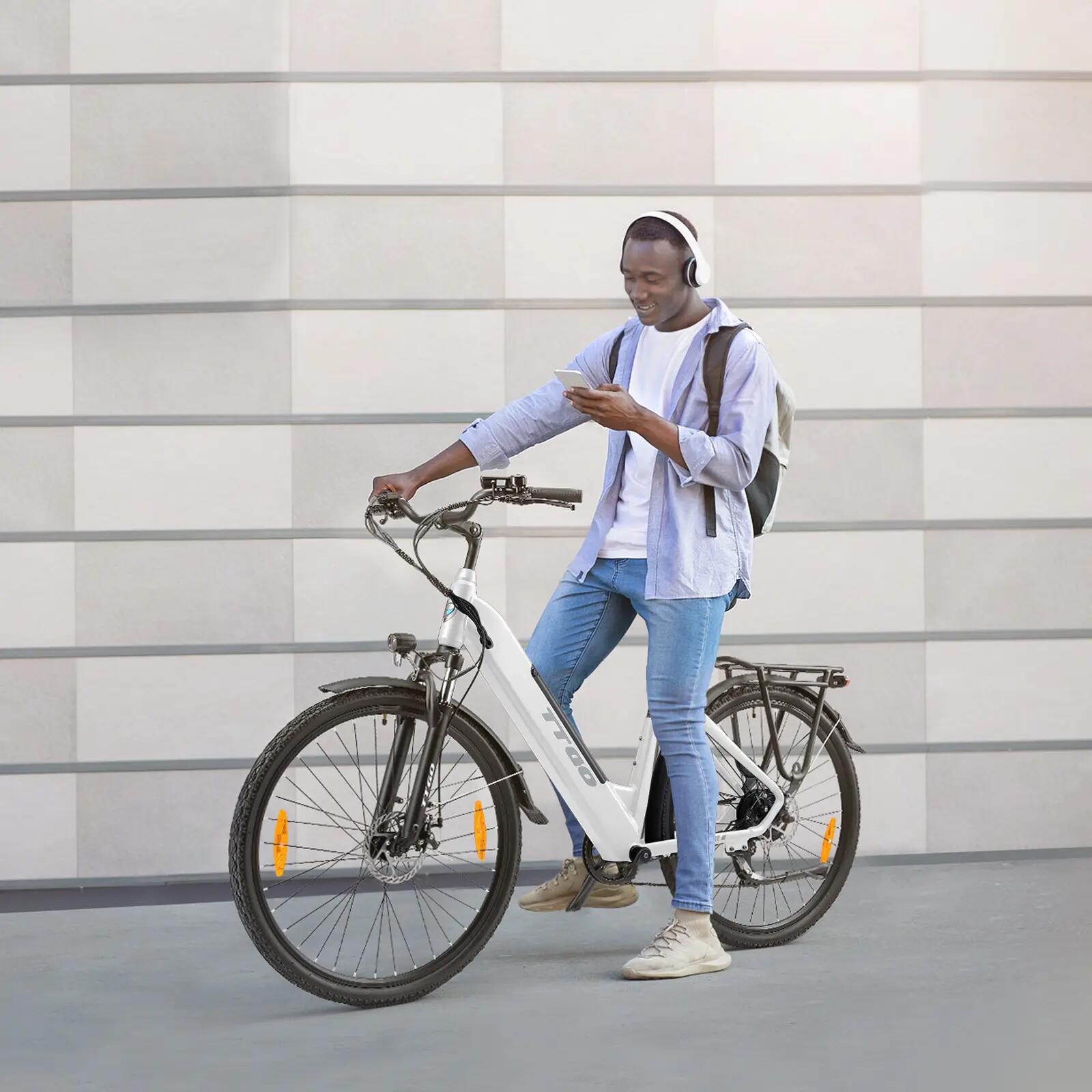 Elektrische stadsfiets voor volwassenen TTGO HZ-28ST 36V250W 110km max bereik 5/7