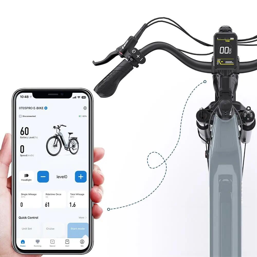 E-Bike für Erwachsene OT05 Pro, Reifen 700C × 50C, 36V-22,5Ah-Akku. 6/7