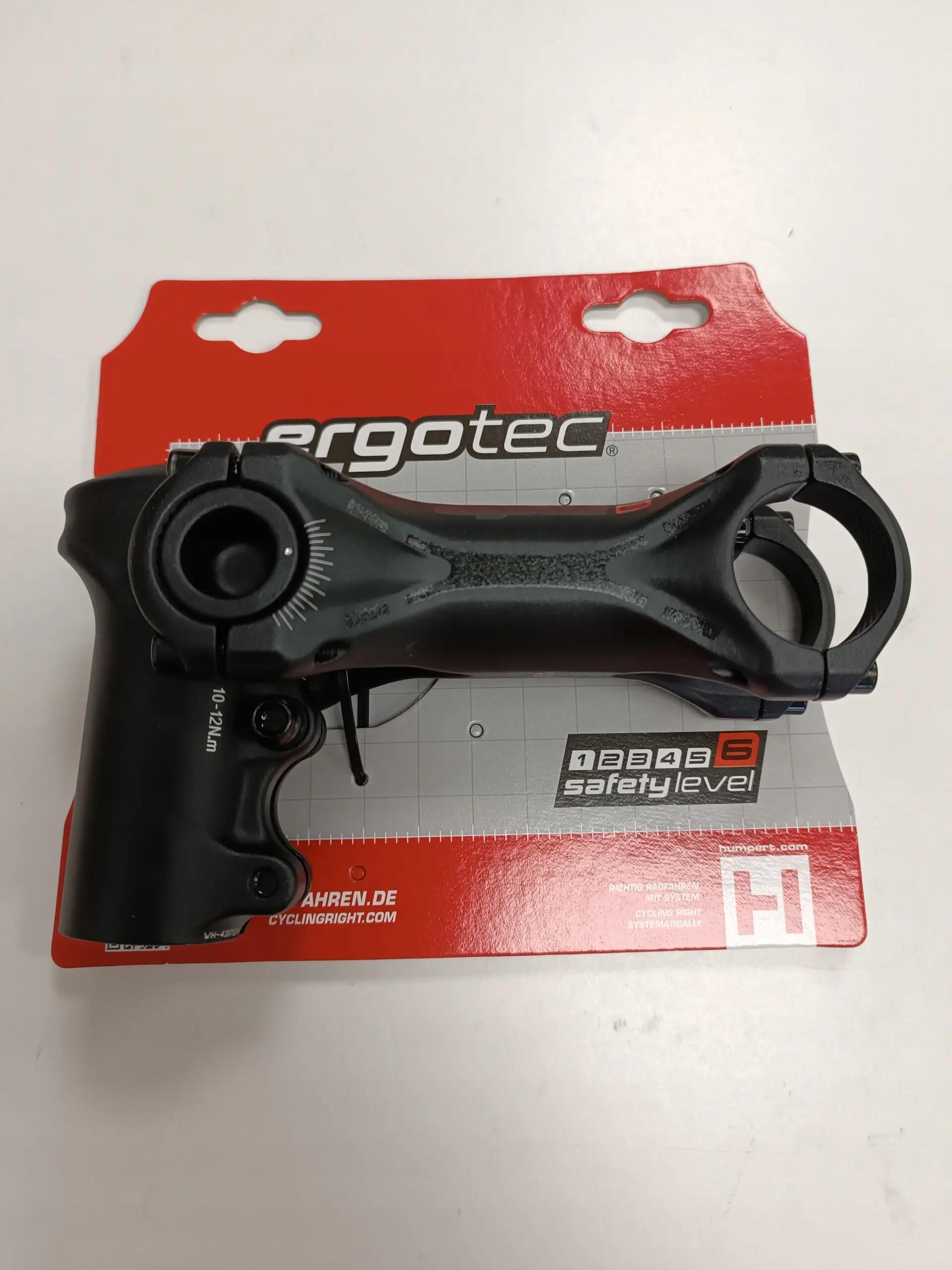 Ergotec AHEAD potence SWELL-X 70 31,8 alu sw/sandg 120mm Ø28,6mm Ø31,8mm 2/4