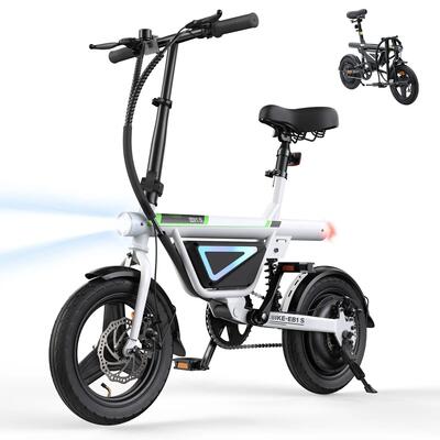 City bike elettrica pieghevole iScooter EB1S 350W 432Wh 14 pollici
