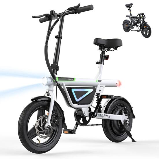 City bike elettrica pieghevole iScooter EB1S 350W 432Wh 14 pollici