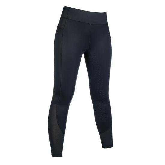 Dziewczęce legginsy jeździeckie z pełną przyczepnością HKM Harbour Island