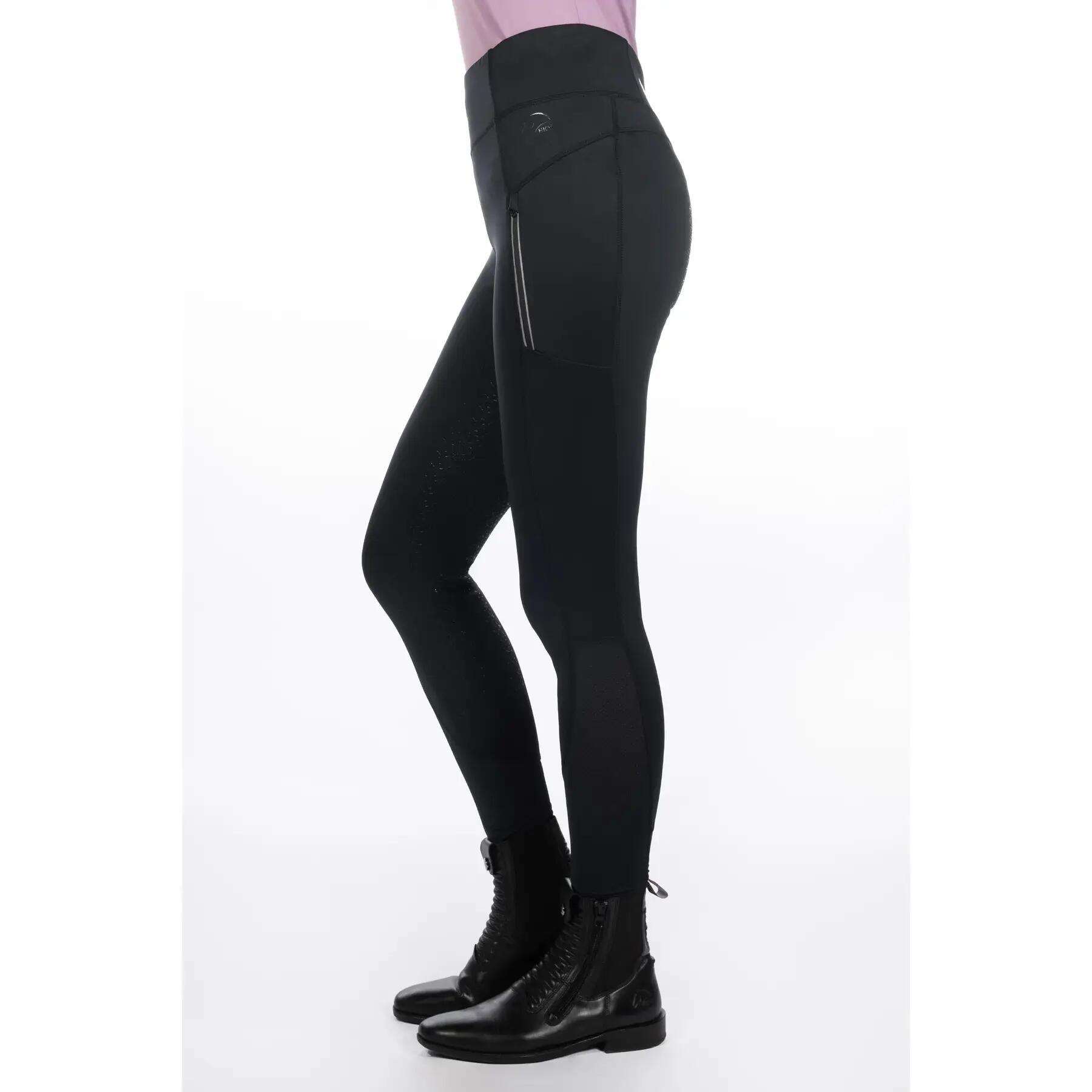 Dziewczęce legginsy jeździeckie z pełną przyczepnością HKM Harbour Island 2/4