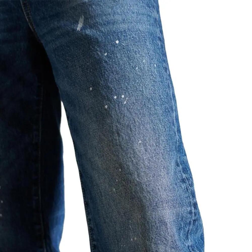 Vaqueros Superdry Barrel Azules para Mujer 3/4