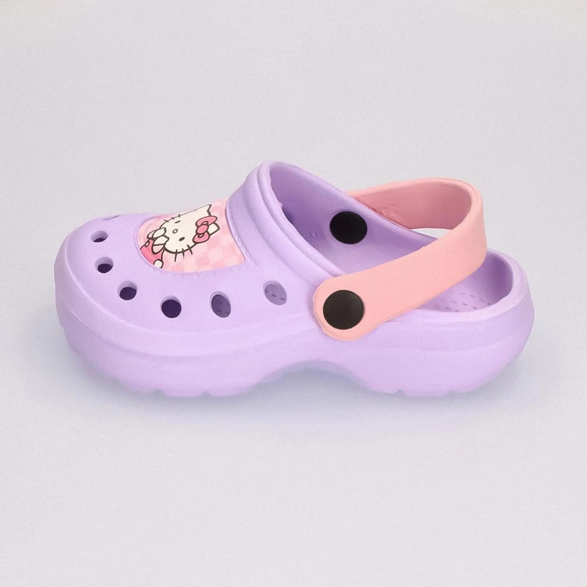 Zoccoli Hello Kitty per Bambini in EVA con Cinturino, Antiscivolo, rosa 6/7
