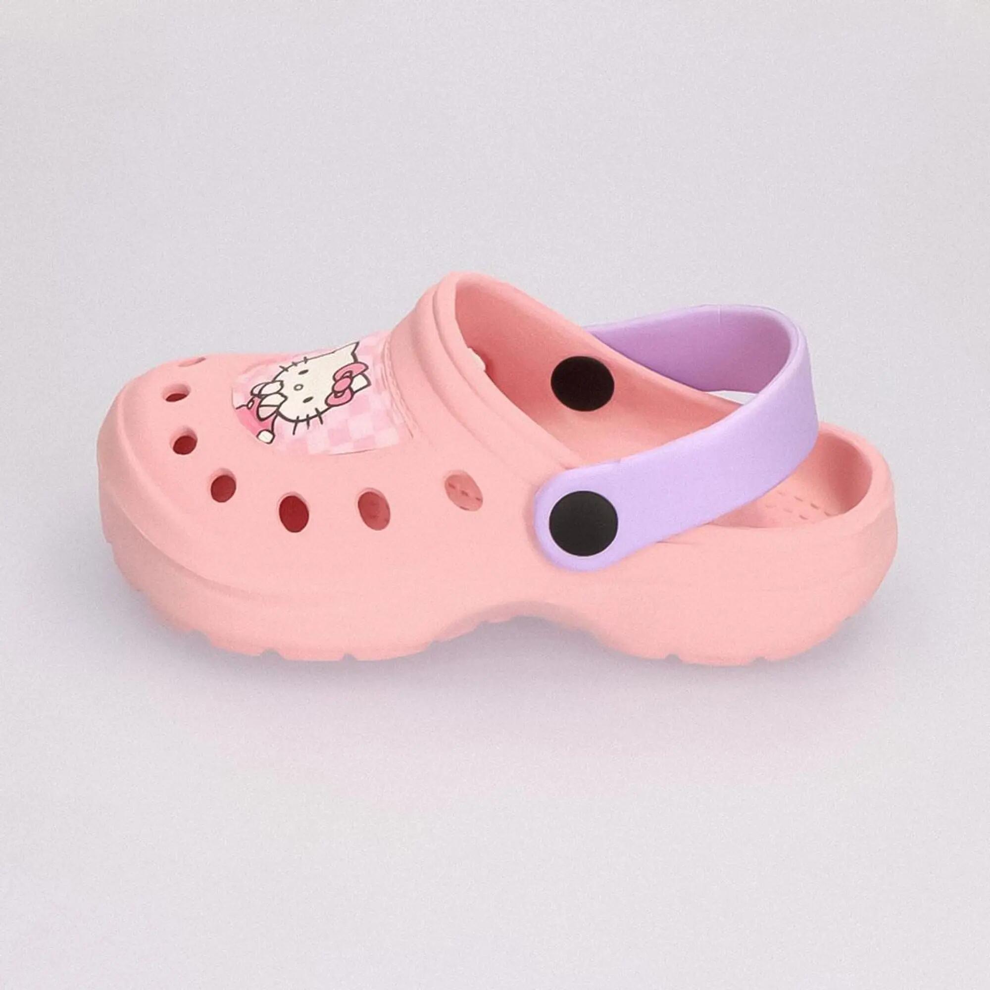 Zoccoli Hello Kitty per Bambini in EVA con Cinturino, Antiscivolo, viola 3/7