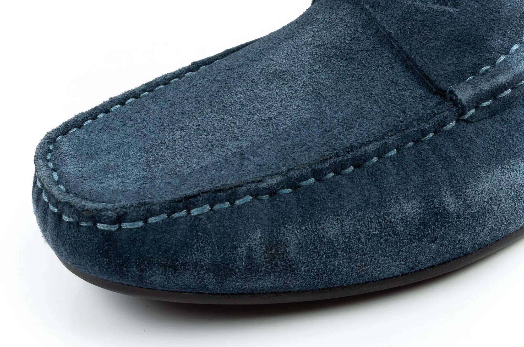 Wrangler Maifield Suede Heren Lage Donkere Denim [20261039.27F] maat 45 6/6