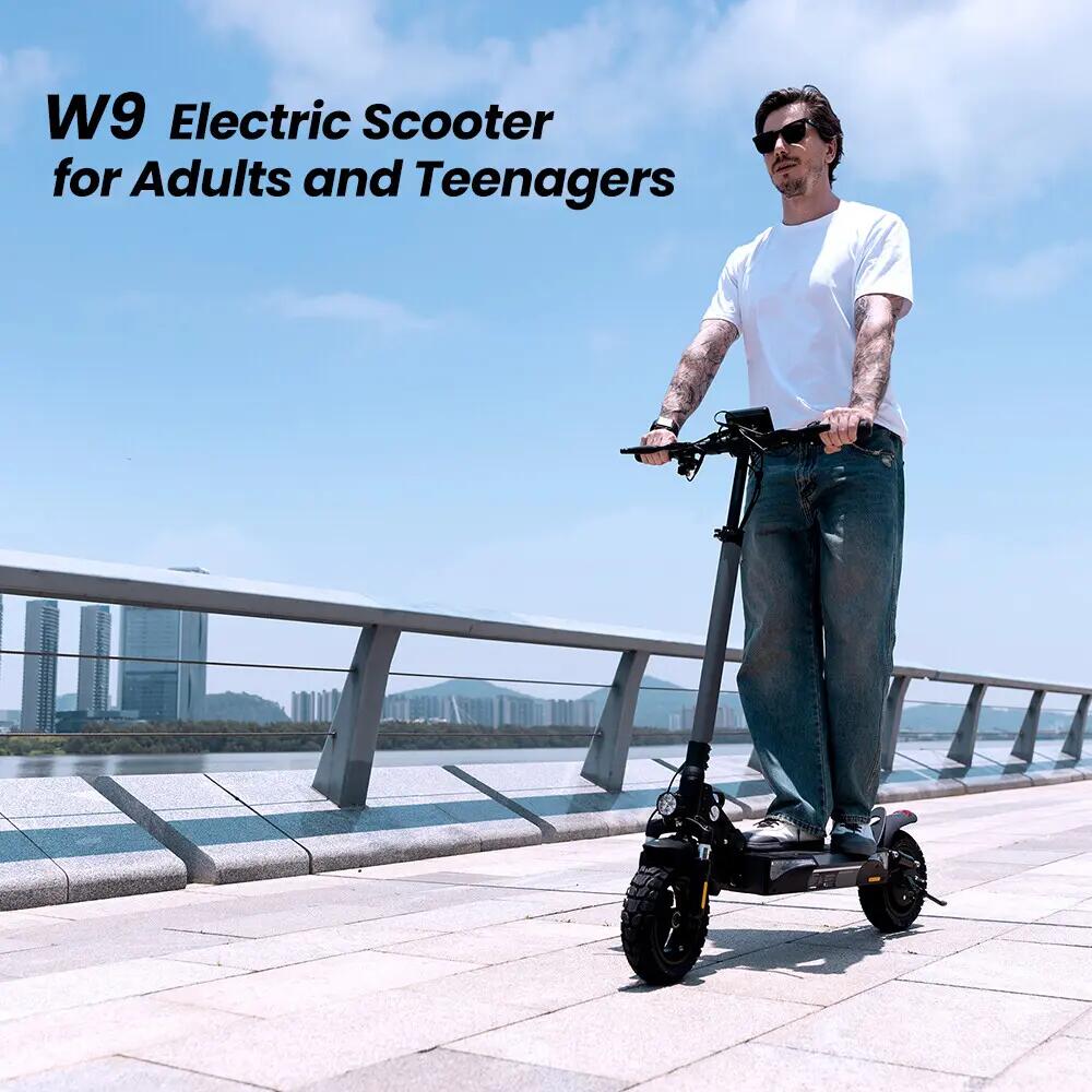 Trotinete elétrica iscooter W9 1000W 48V dobrável 9/11