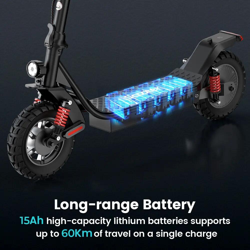 Trotinete elétrica iscooter i10Pro 800W 48V dobrável 9/12