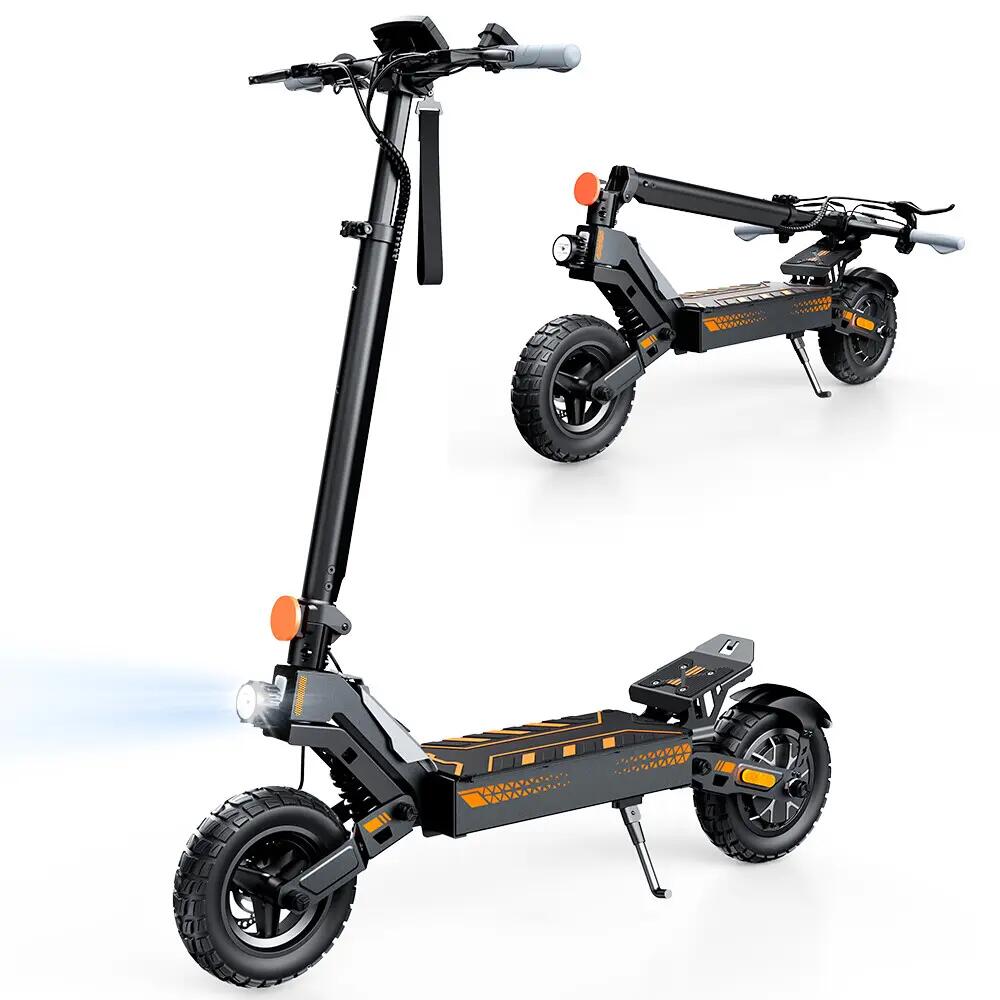 Trotinete elétrica iscooter W10 1200W 48V dobrável 4/5