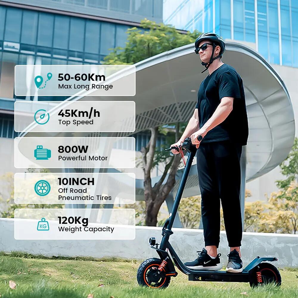 Trotinete elétrica iscooter i10Pro 800W 48V dobrável 7/12