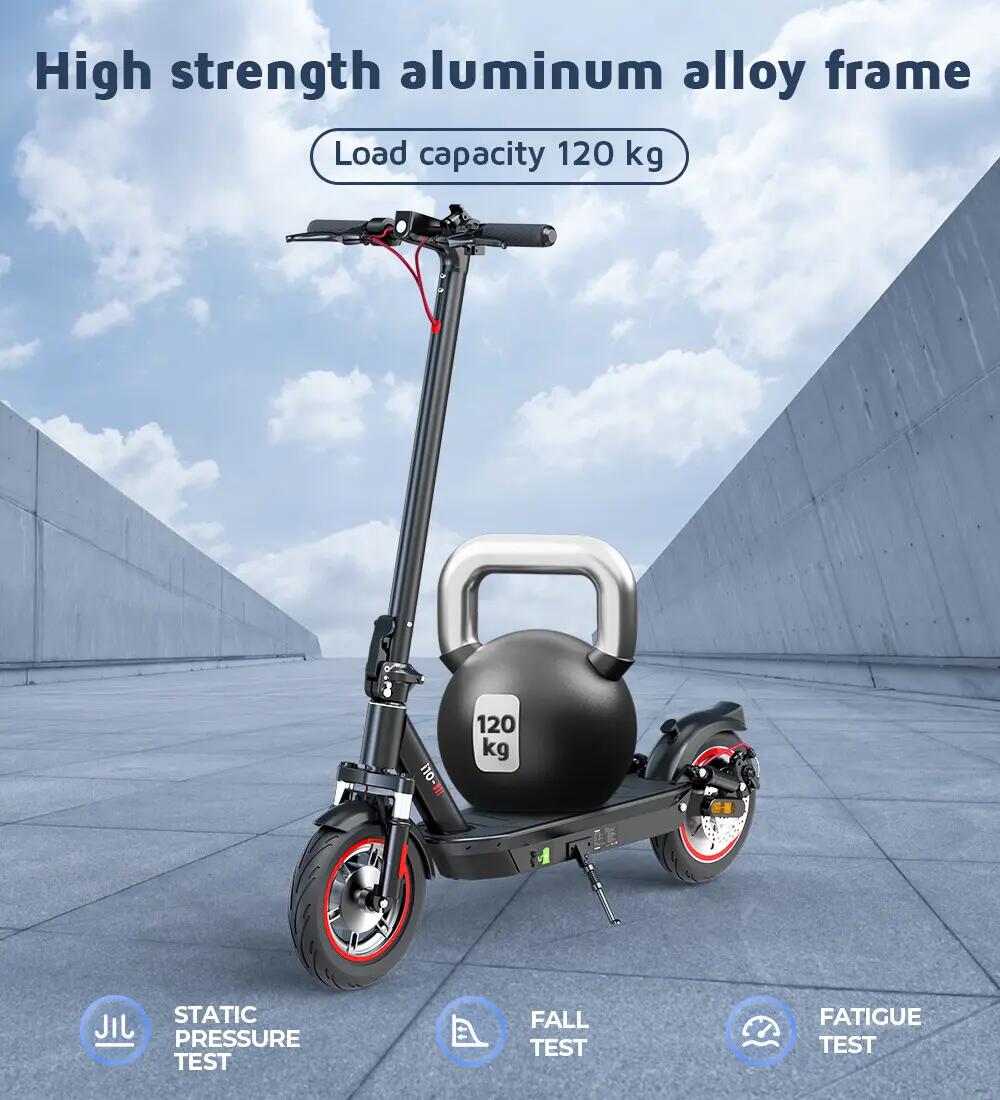 Trotinete elétrica iscooter i10 650W 42V dobrável 7/14