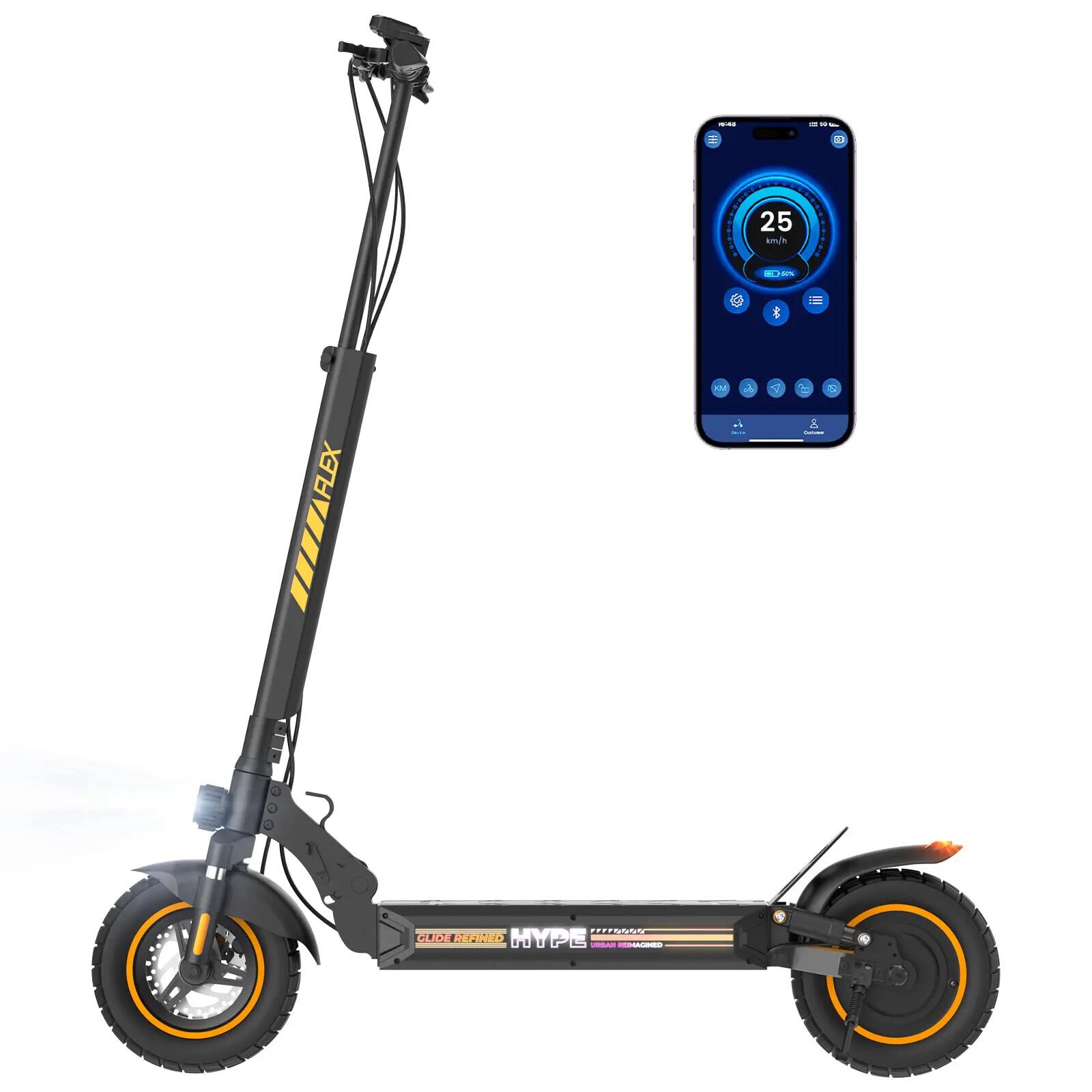 Trotinete elétrica iscooter W9air 500W 48V dobrável 2/10