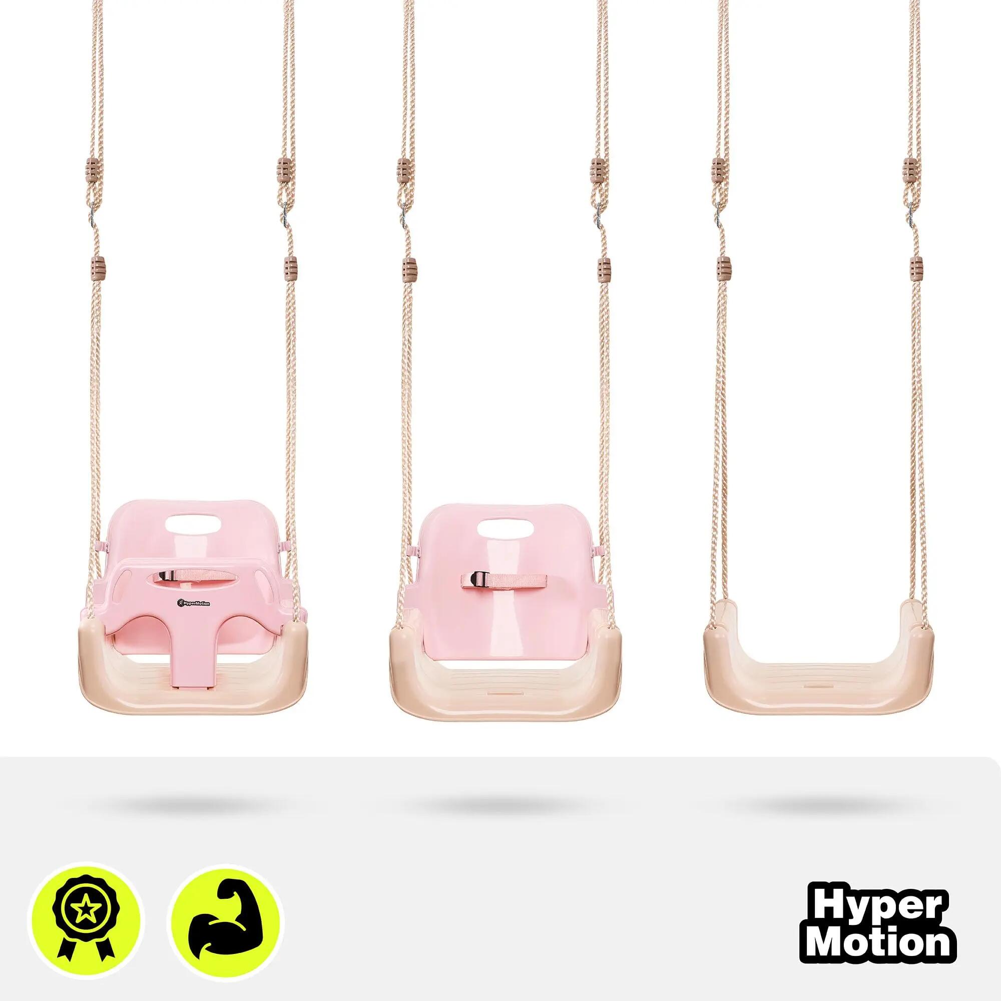 Schaukel – gemischt – 3-in-1-Wachstum – rosa und beige 2/9