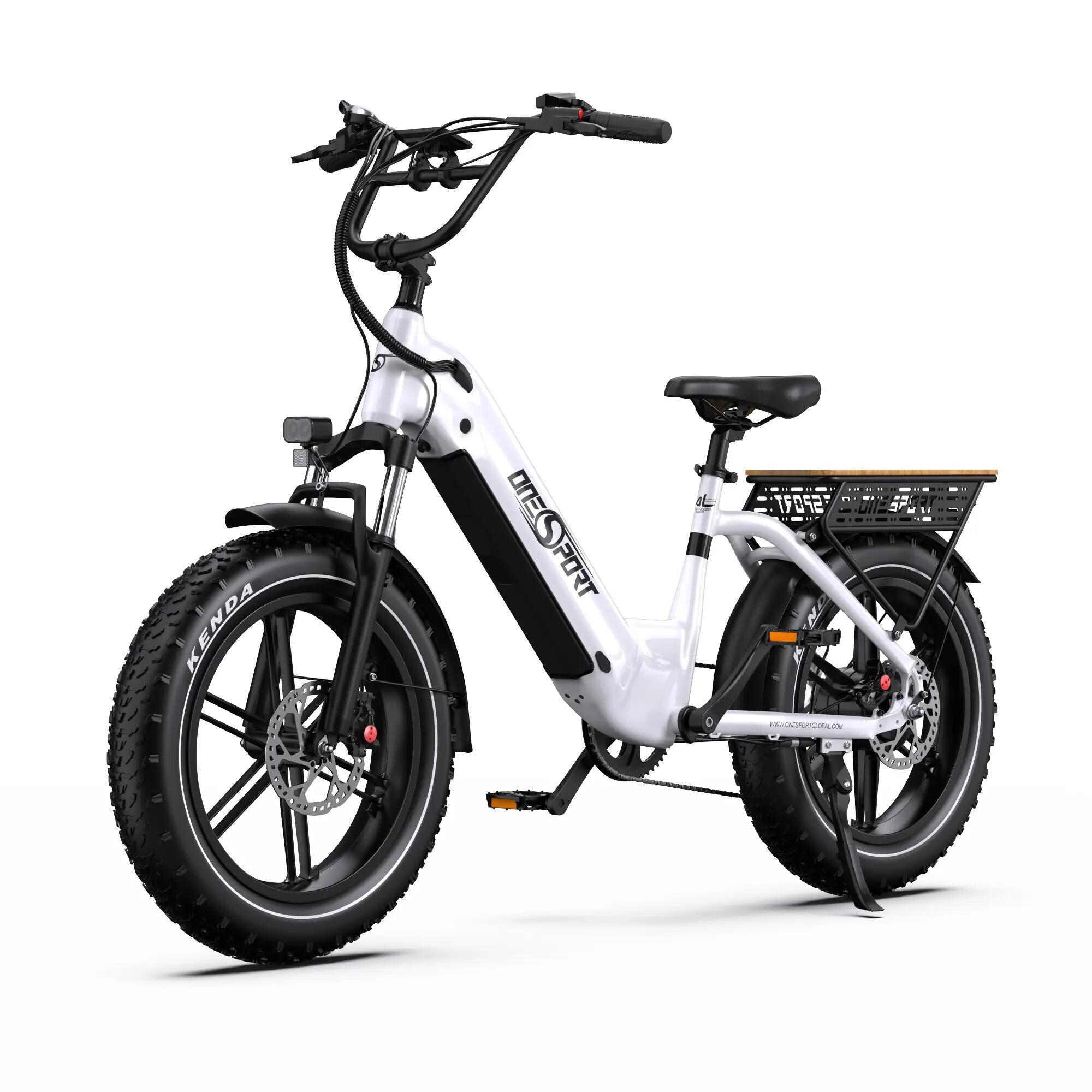Bicicleta elétrica adulto ONESPORT OT08 pneu 20×4.0 polegadas 48V18Ah 4/7