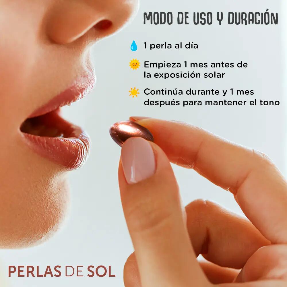 Perlas Aceleradoras de Bronceado - Protección rayos UVA - 30 Perlas - DRASANVI 5/6