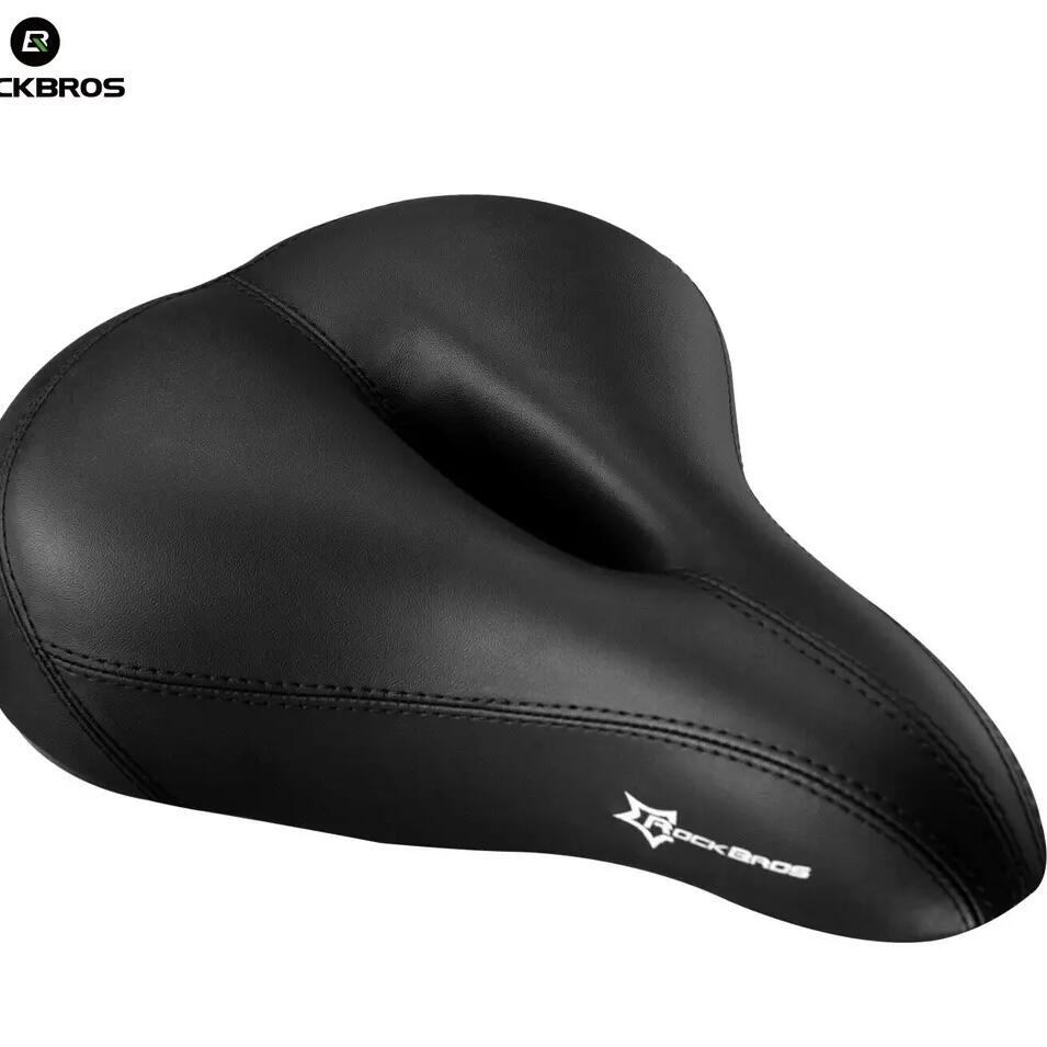 Breathable bicycle saddle with integrated rear light ROCKBROS