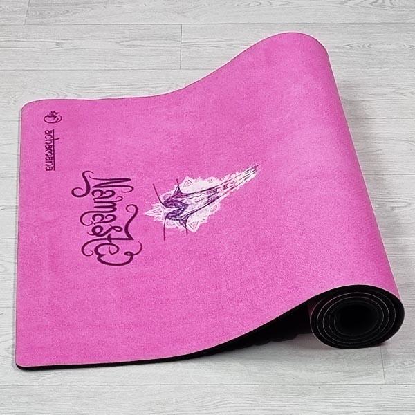 Tapis de yoga écologique nouvelle génération 3 plis 6 mm - Namasté + Sac de yoga