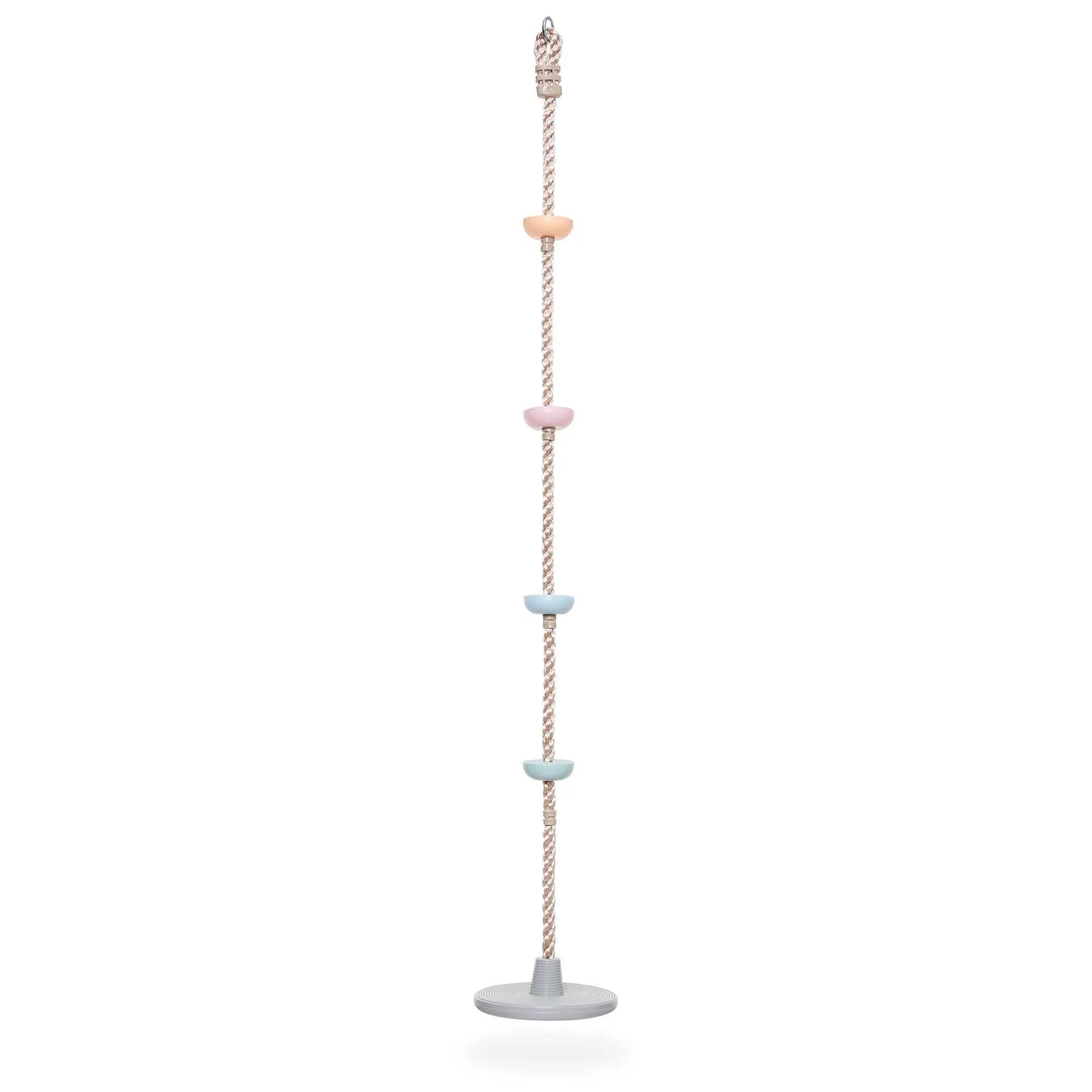 Klimkoord - kind - zitplaat 30 cm, koord 2 m - beige 8/9