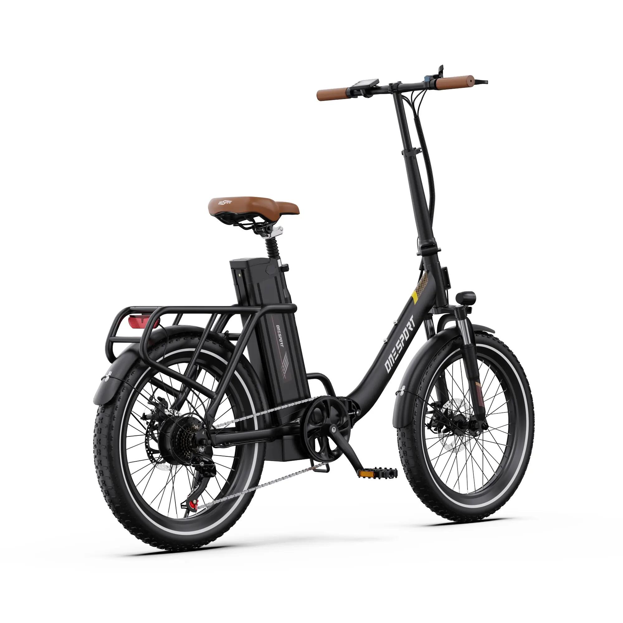 Rower elektryczny z wspomaganiem dla dorosłych OT16 Pro, opony 20", 48V 17Ah. 6/10