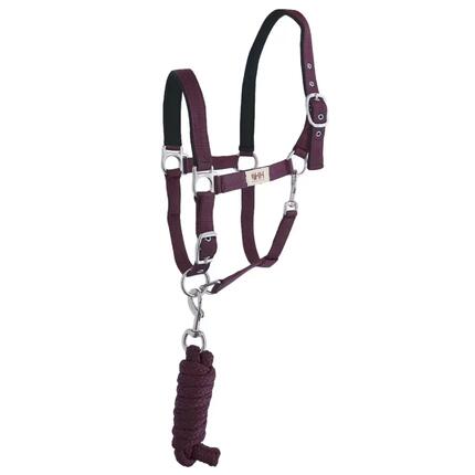 Licol pour cheval en nylon avec longe Hispano Hipica