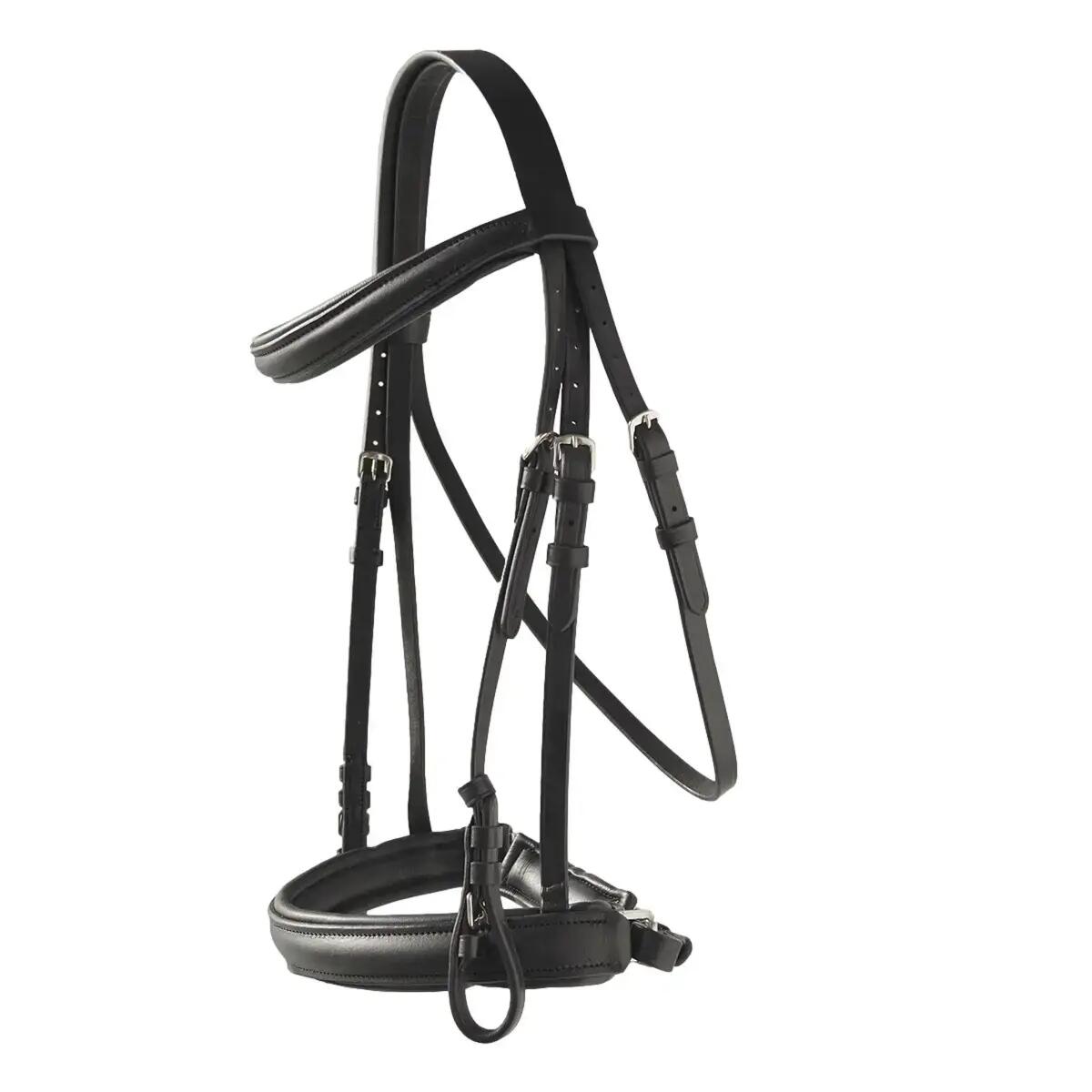 Bride equitation anglaise double rênes Hispano Hipica Mimas 1/1