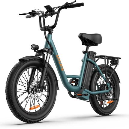 Opstap E-bike URLIFE E20 48V verwisselbare accu 20" fat