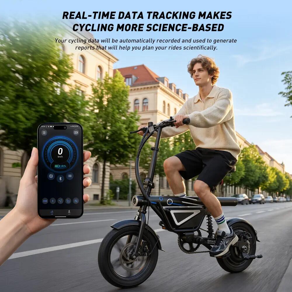 City bike elettrica pieghevole iScooter EB1S 350W 432Wh 14 pollici 9/13