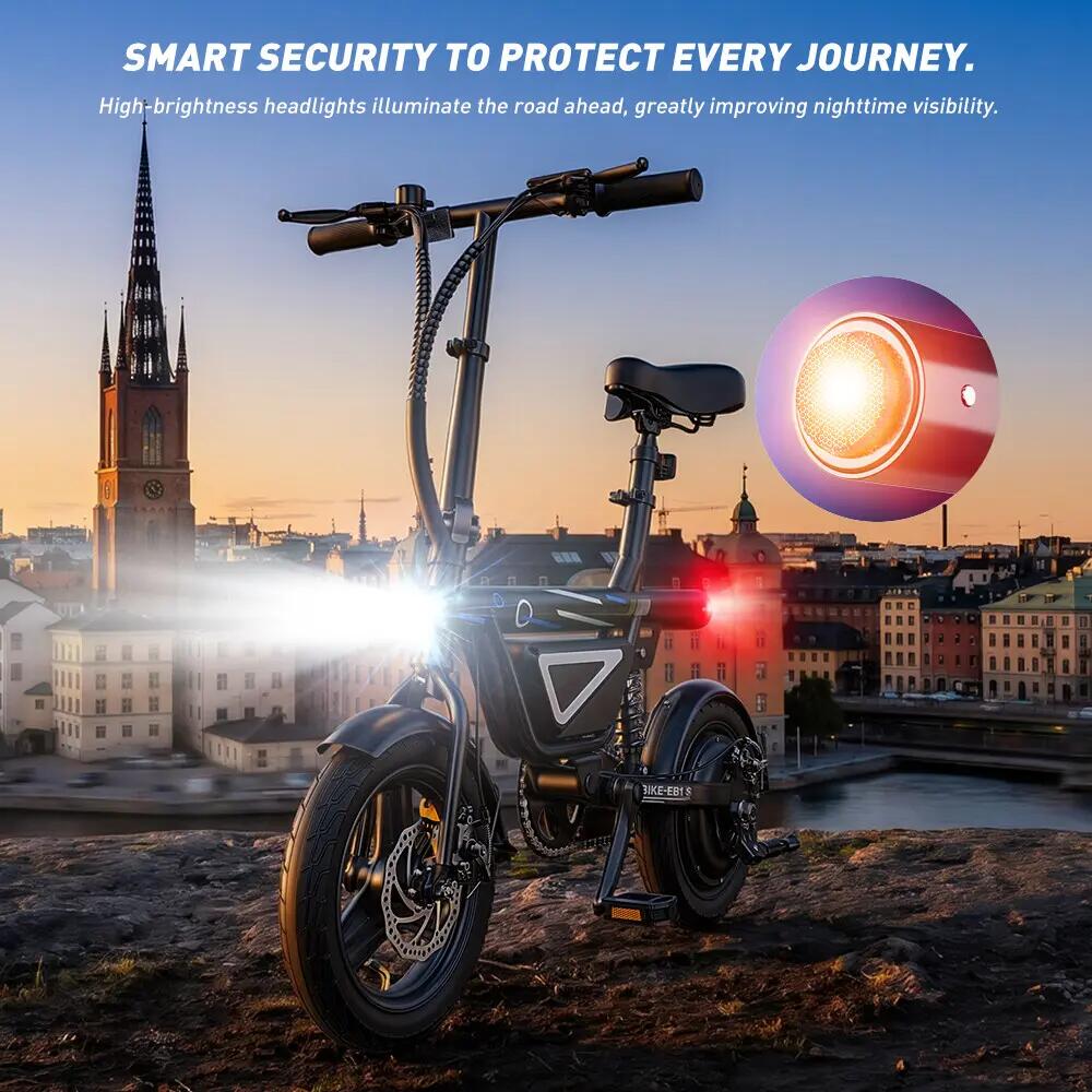 City bike elettrica pieghevole iScooter EB1S 350W 432Wh 14 pollici 10/13