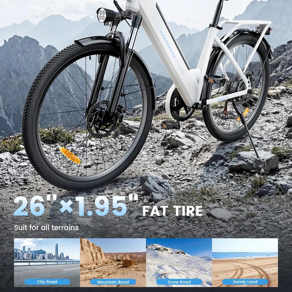 Elektrische stadsfiets iScooter UcityS 250W 468Wh 26-inch 7/13