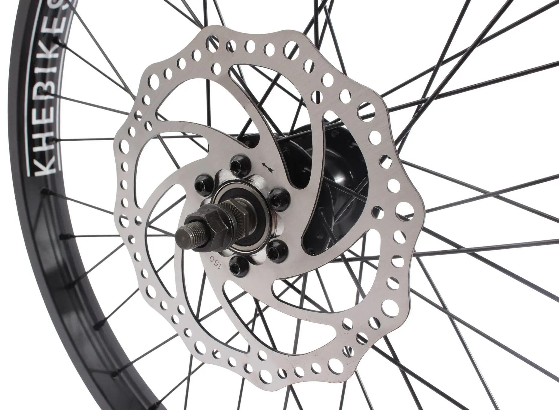 Rueda delantera BMX KHE Black Jack DISC 20 pulgadas 10 mm 2/6