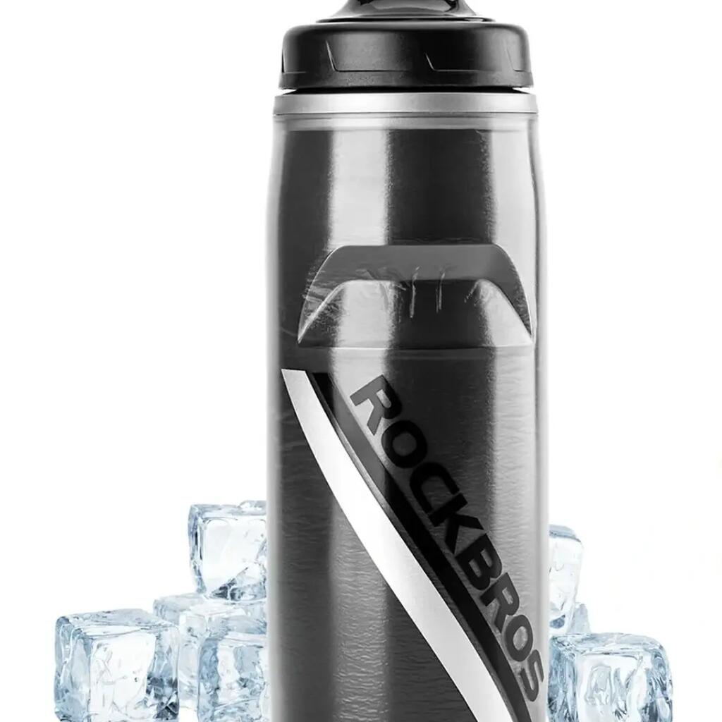 Insulated cycling water bottle for hot/cold storage ROCKBROS