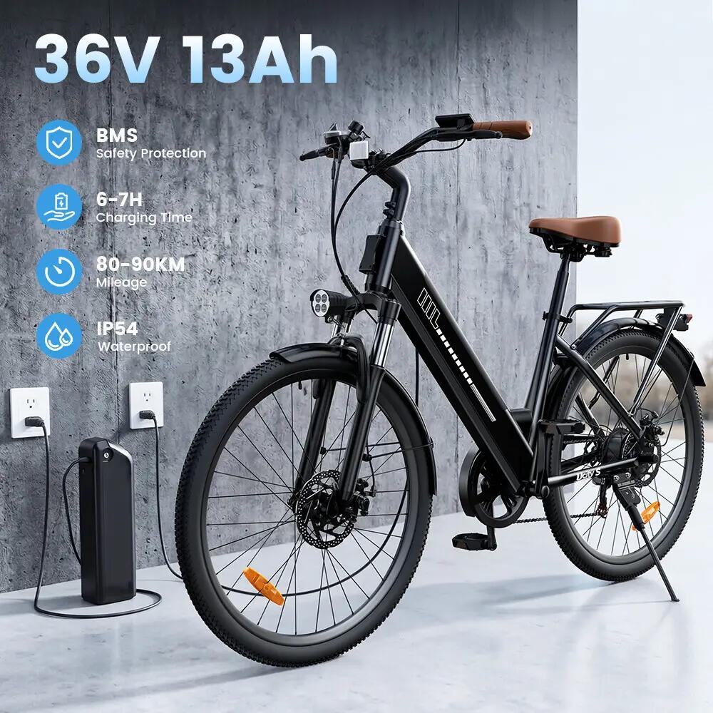 Elektrische stadsfiets iScooter UcityS 250W 468Wh 26-inch 5/12
