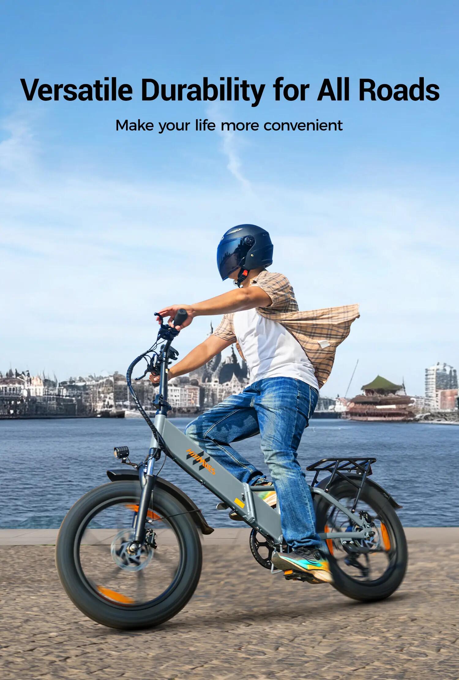 City bike elettrica pieghevole HillMiles Mile 2 250W 468Wh 20 pollici 7/8