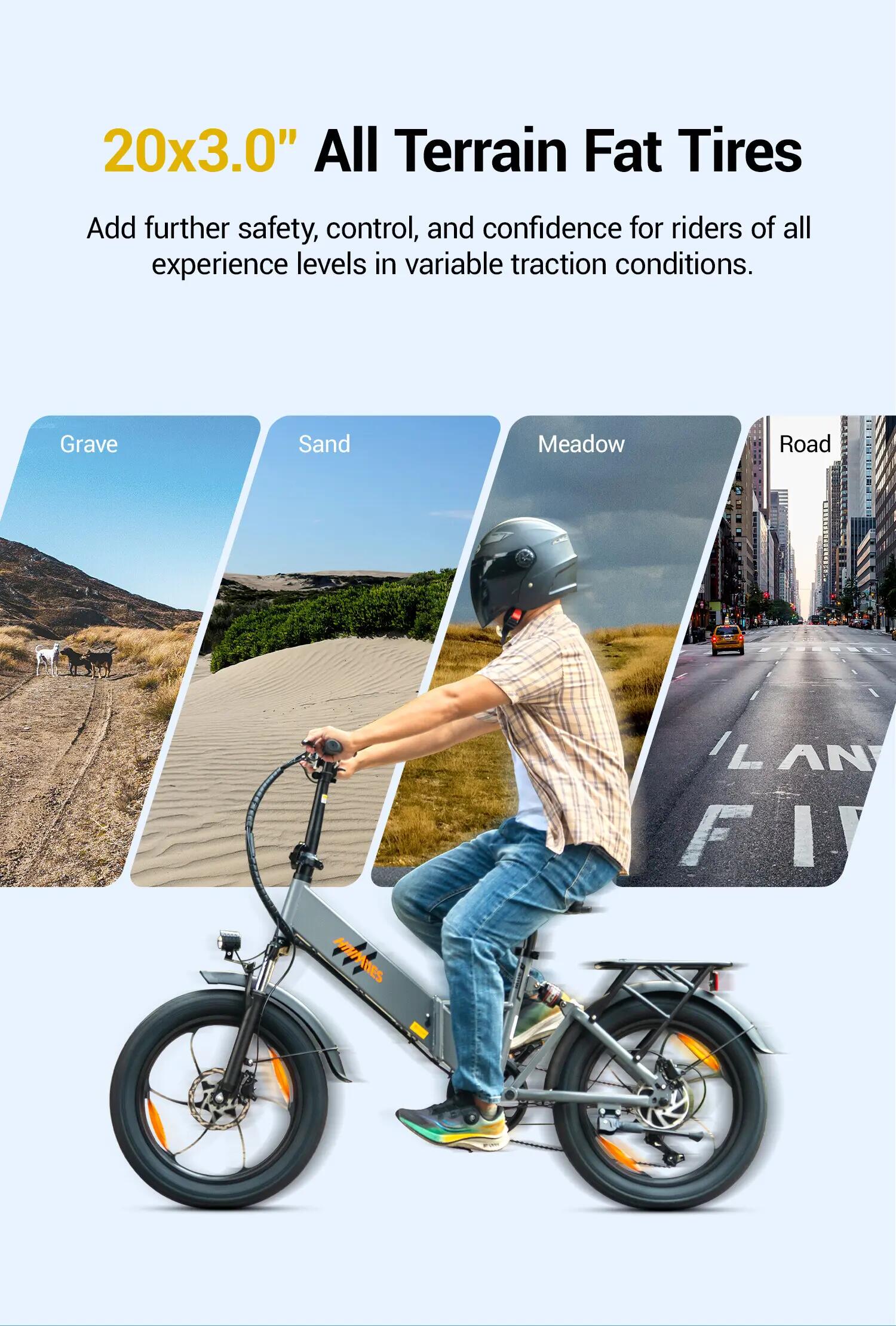 City bike elettrica pieghevole HillMiles Mile 2 250W 468Wh 20 pollici 6/8