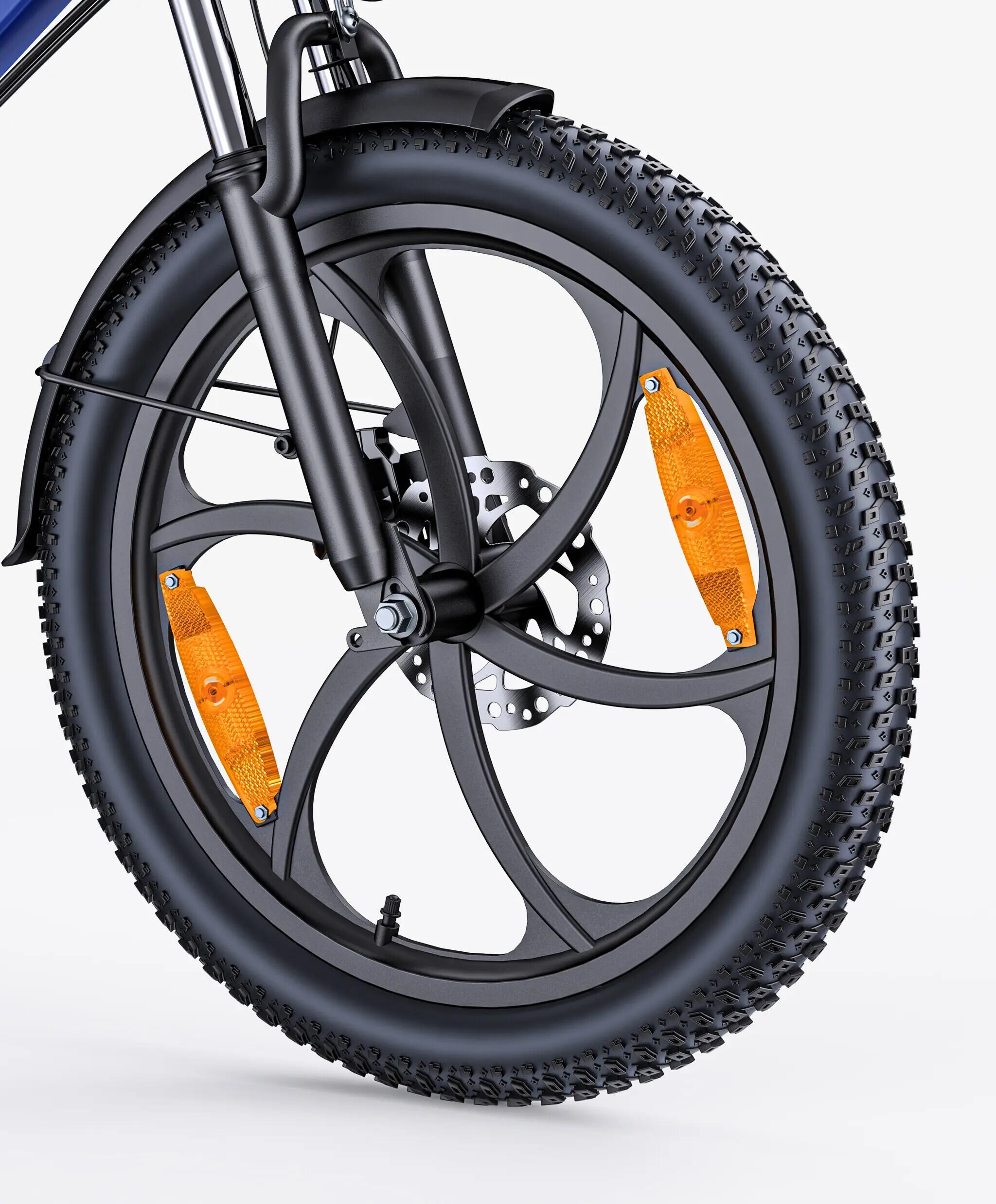 City bike elettrica pieghevole HillMiles Mile 2 250W 468Wh 20 pollici 4/8