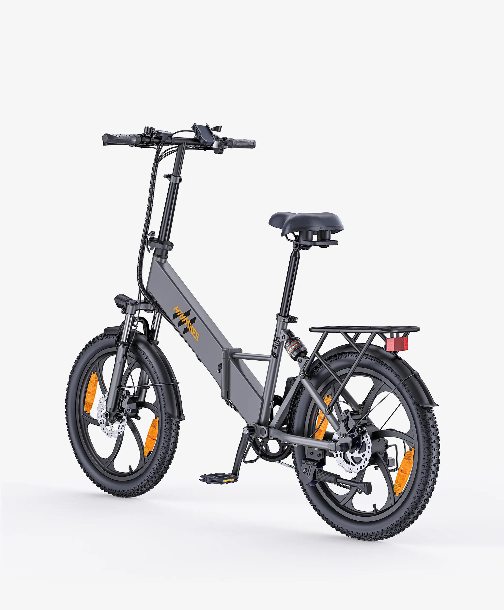 City bike elettrica pieghevole HillMiles Mile 2 250W 468Wh 20 pollici 3/8