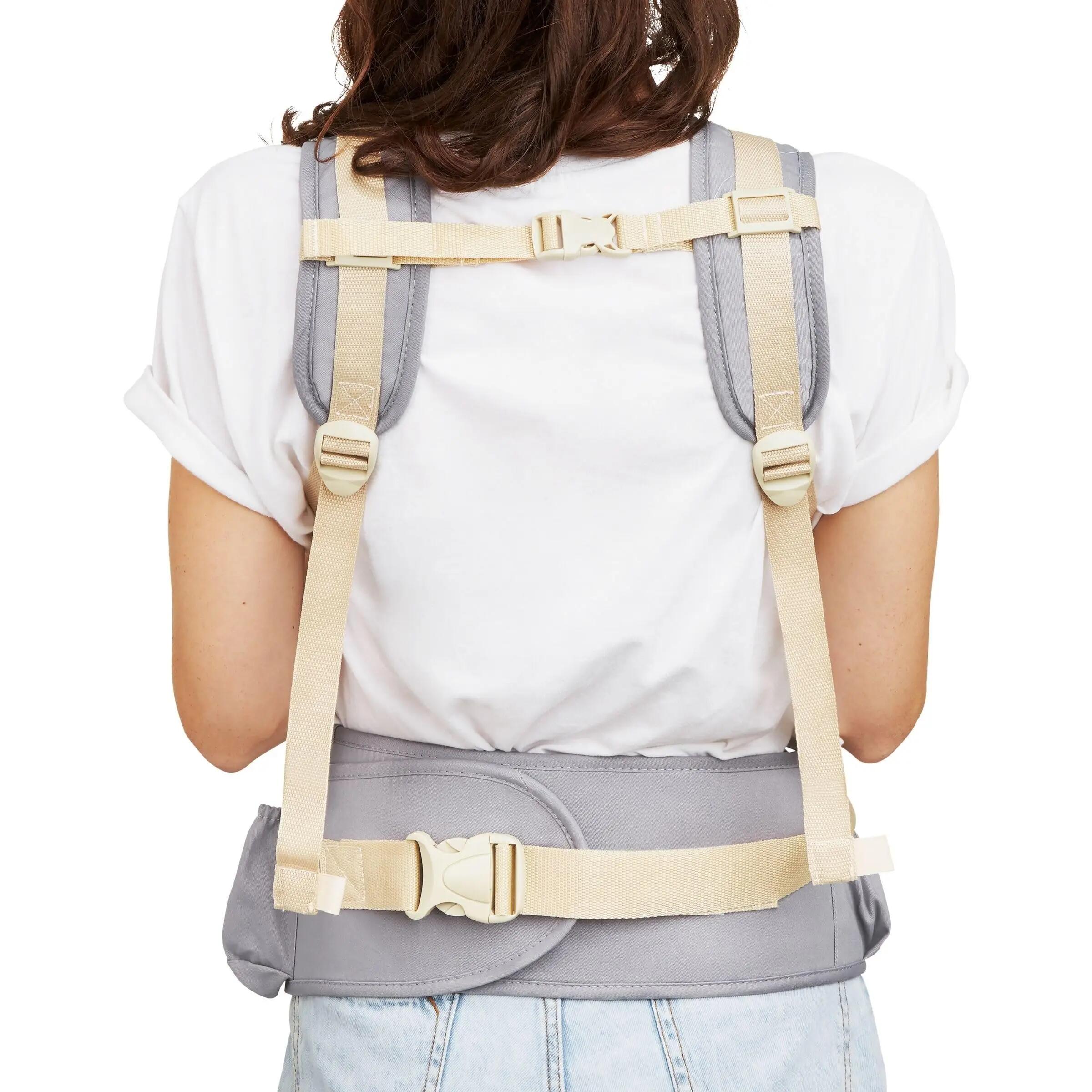 Ergonomische draagzak 10-in-1, unisex, Amy, grijs 5/10