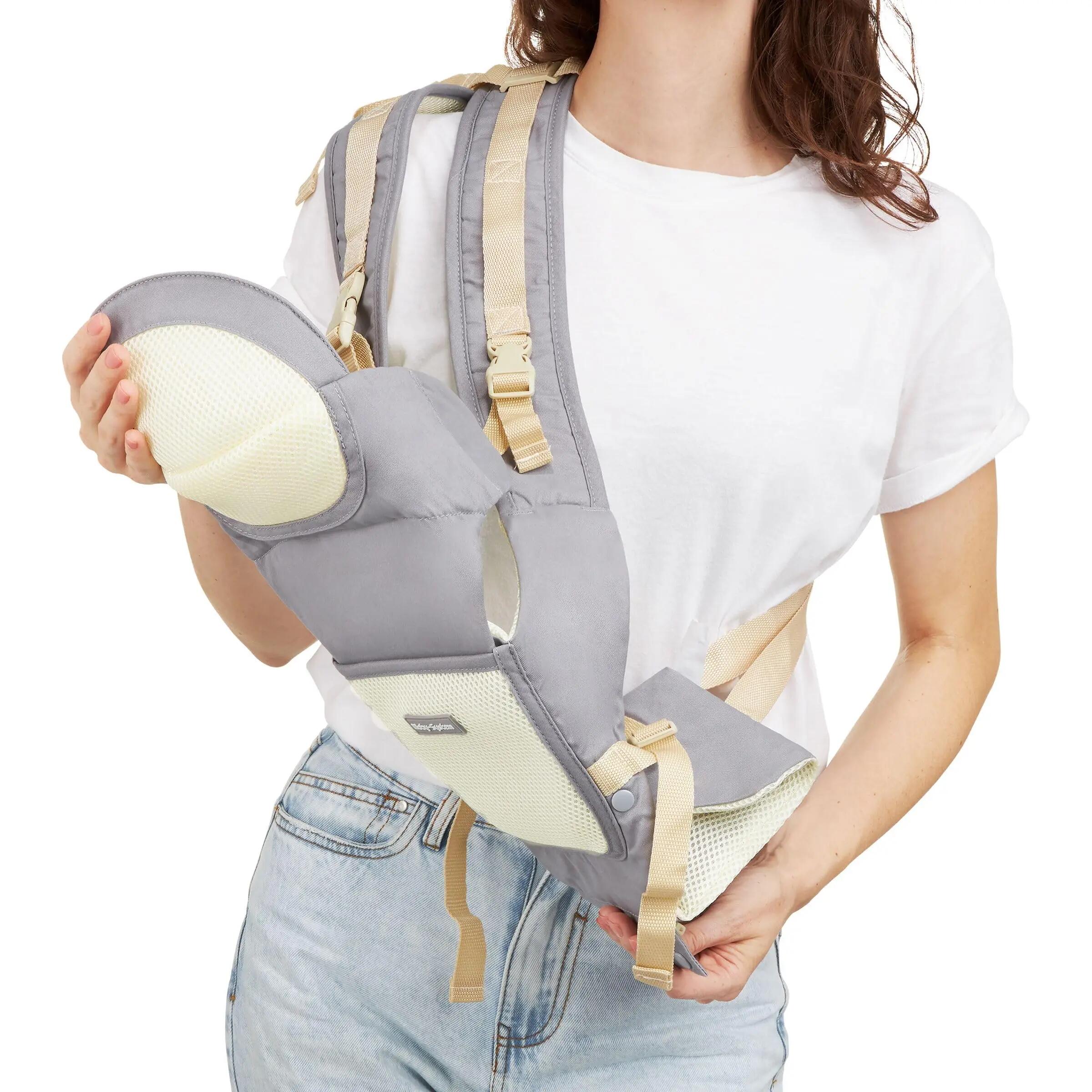 Ergonomische draagzak 10-in-1, unisex, Amy, grijs 4/10