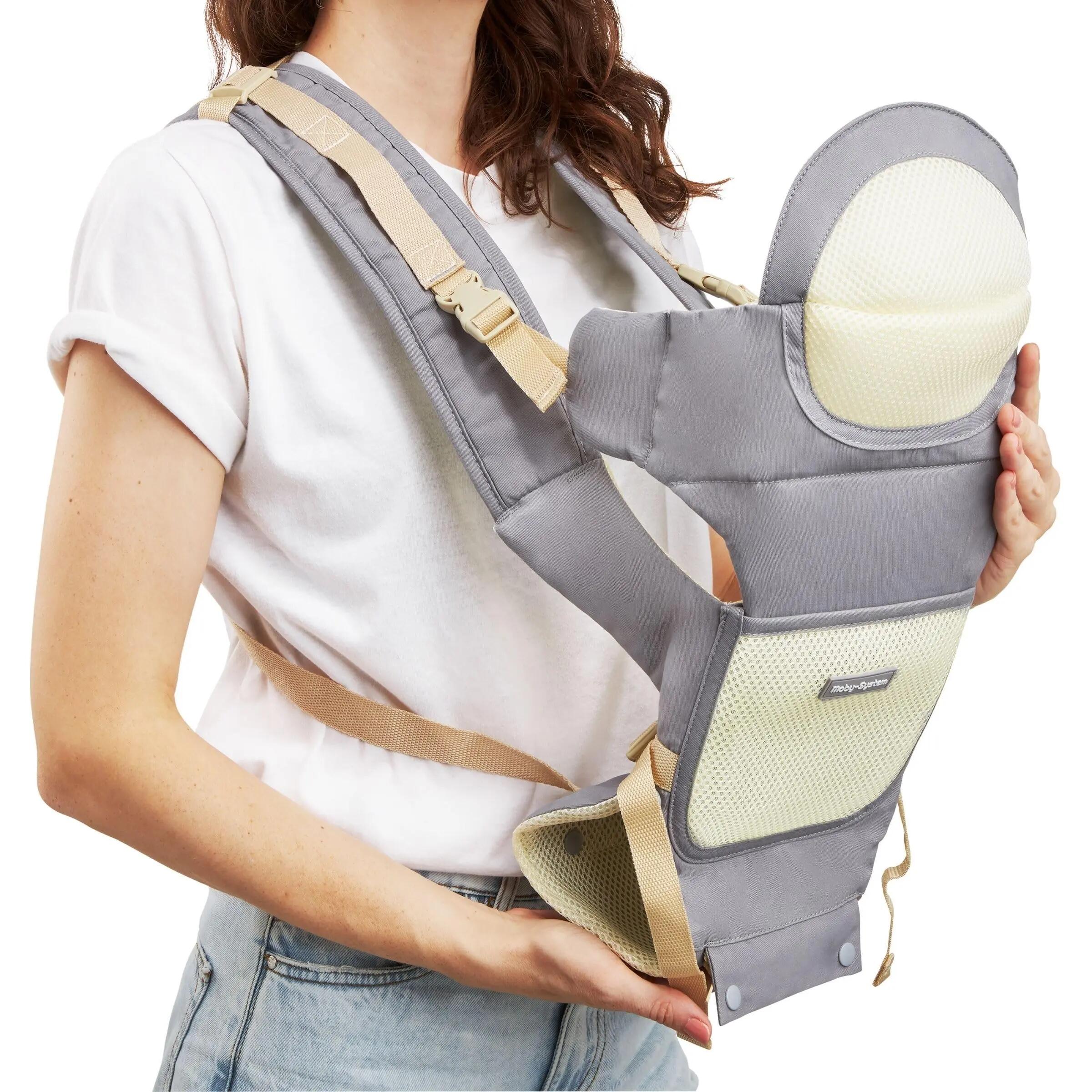 Ergonomische draagzak 10-in-1, unisex, Amy, grijs 3/10
