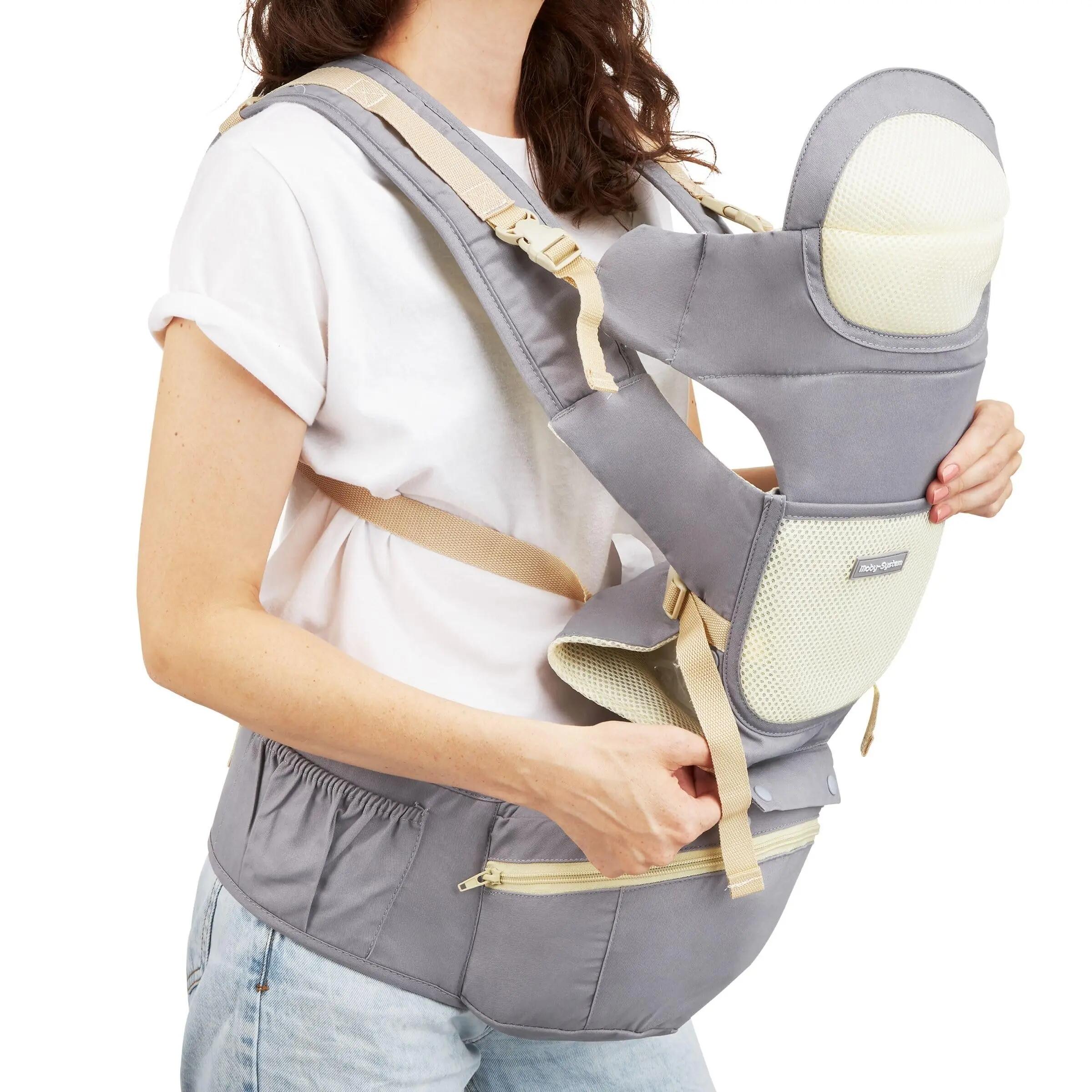 Ergonomische draagzak 10-in-1, unisex, Amy, grijs 2/10