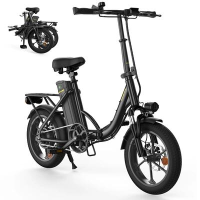 City bike elettrica pieghevole iScooter U4 250W 374.4Wh 16 pollici