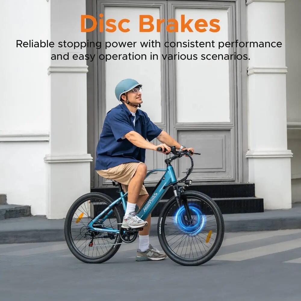 Elektrische fiets HillMiles MileTrail 1 250W motor 36V 13Ah batterij 26" banden 6/7