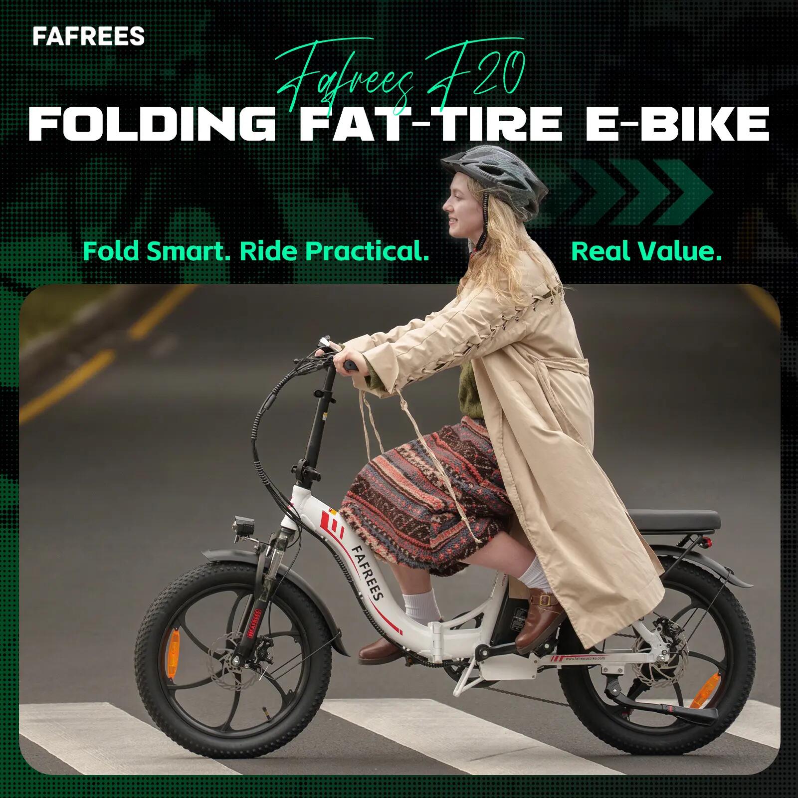 Bicyclette électrique pour adulte Fafrees F20, batterie 36V 18Ah 15/15