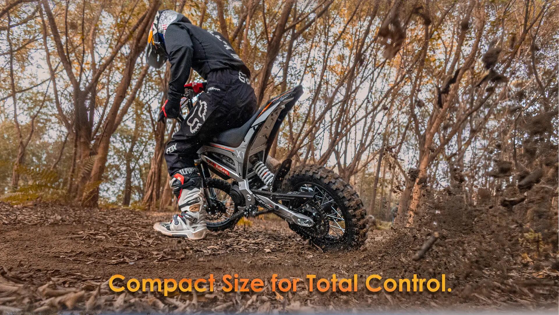 Moto elettrica off-road X1 Pneumatici off-road 12" & 14" Batteria 36V20Ah 9/15