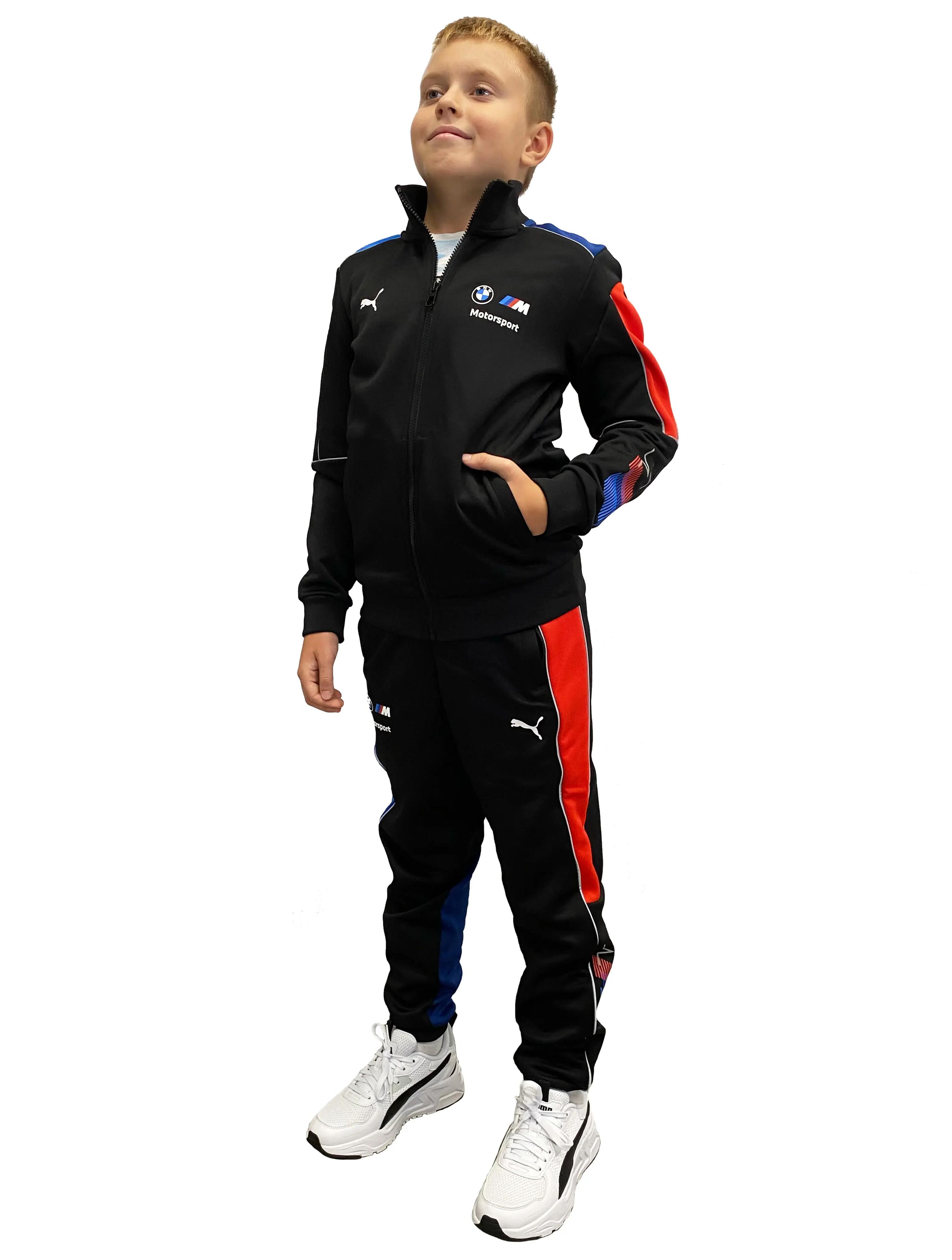 Pantalon De Jogging Style BMW MOTORSPORT Enfant (Noir) 6/6