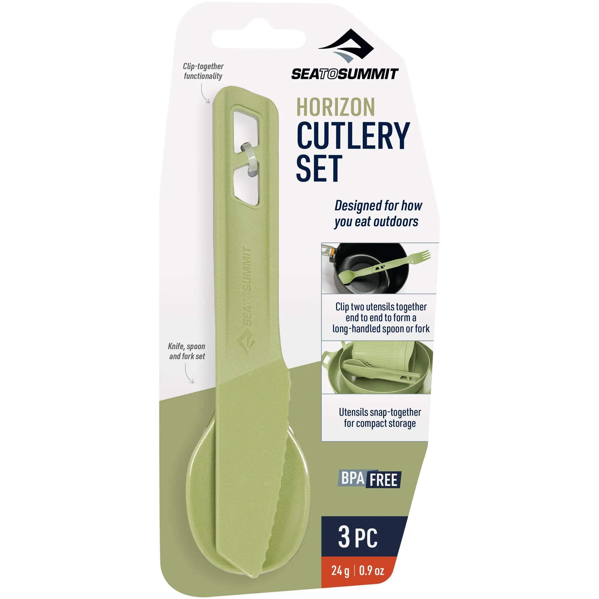 Zestaw sztućcy biwakowych spork Horizon Cutlery Set 5/5