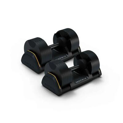 Matrix db20 verstelbare halterset 2 × 20 kg met houders